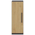KOMMODE  in 40/112,5/41,9 cm  - Weiß/Hickory, Design, Holzwerkstoff/Metall (40/112,5/41,9cm) - Moderano