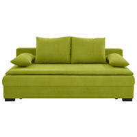 KANAPÉÁGY olívazöld  - olívazöld/fekete, Konventionell, műanyag/textil (207/94/90cm) - Venda