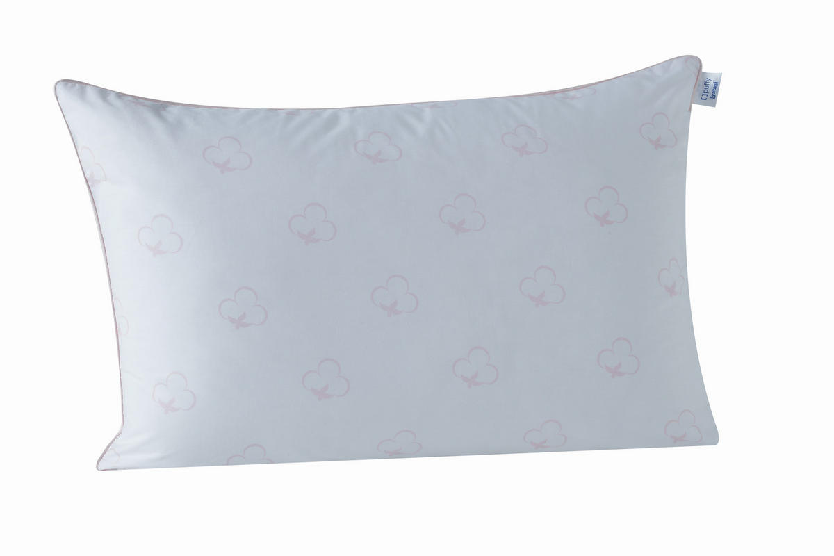 KOPFPOLSTER   - Weiß, Basics, Textil (40/80/5cm) - Yatas