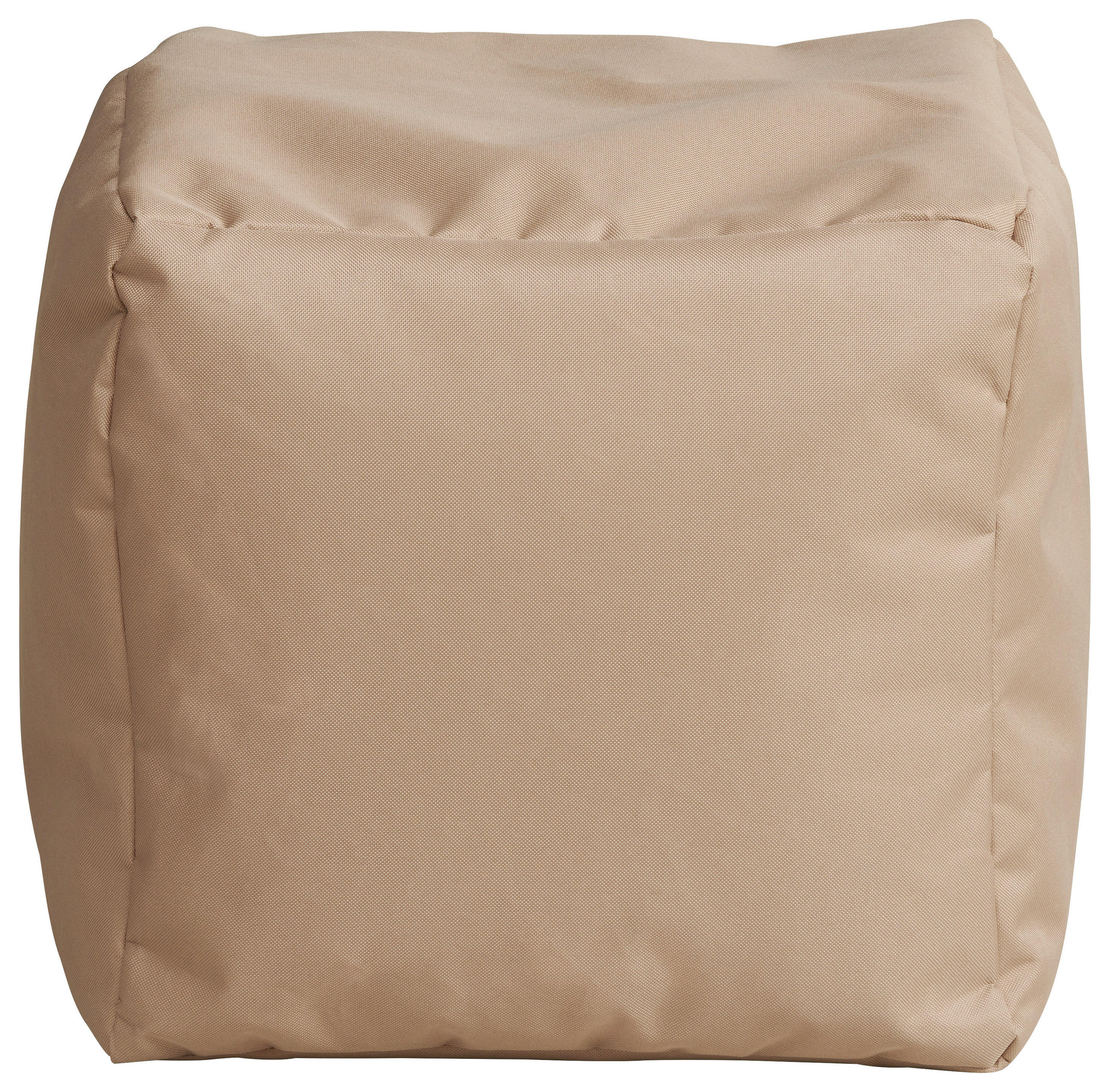 HOCKER Textil Beige  - Beige, Design, Textil (40/40/40cm)