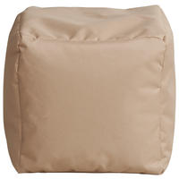 HOCKER Textil Beige  - Beige, Design, Textil (40/40/40cm)