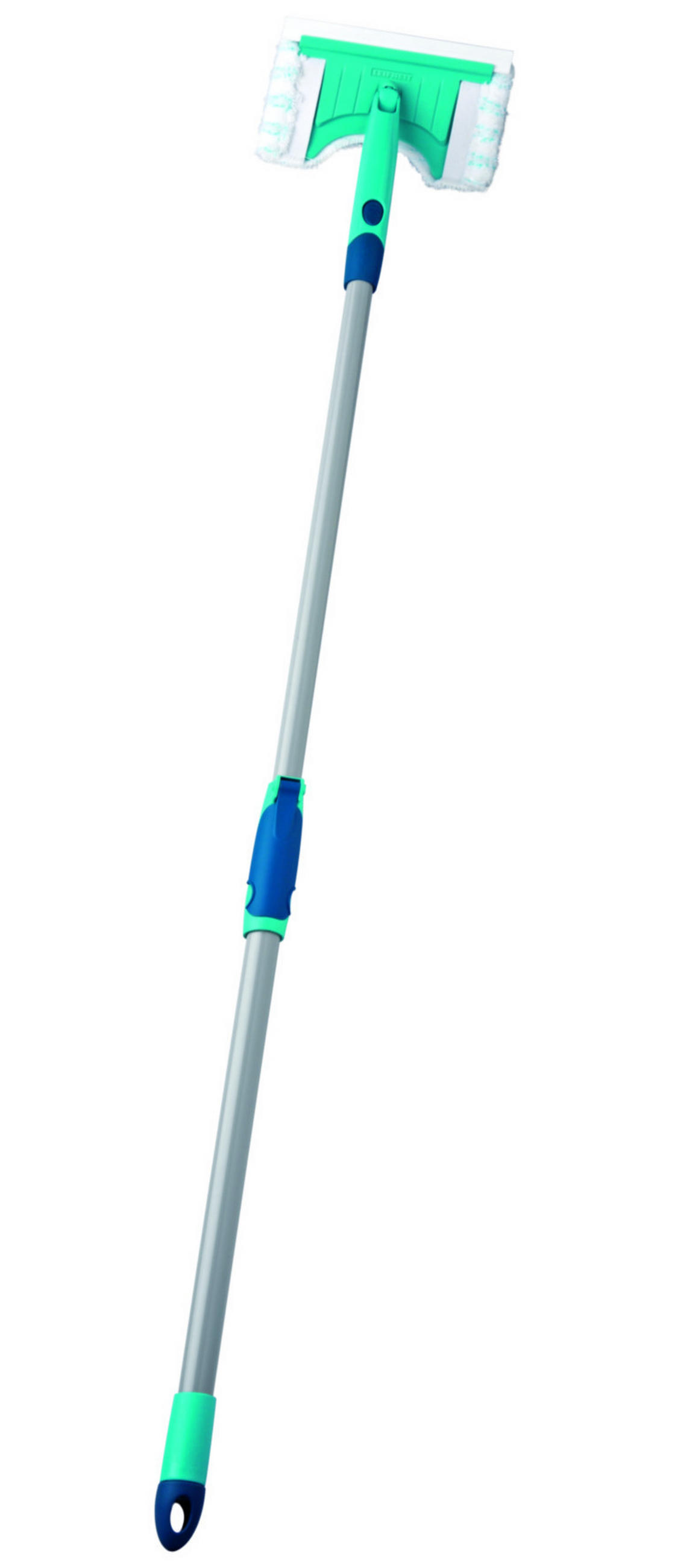 CSEMPE- ÉS FALTISZTÍTÓ  - türkiz, Basics, műanyag/textil (18/80-110cm) - Leifheit