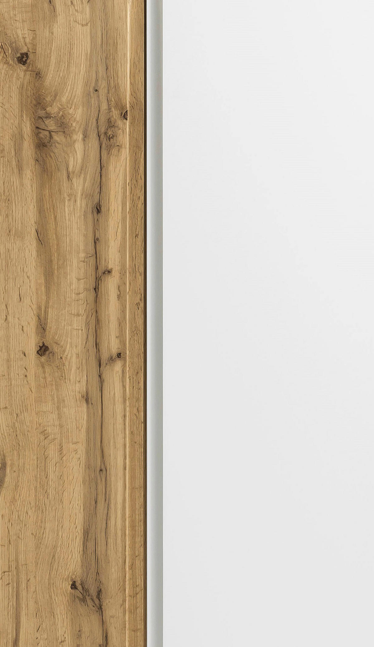 MIDISCHRANK 65/130/35 cm  - Eiche Wotan/Weiß, MODERN, Holzwerkstoff (65/130/35cm) - Held
