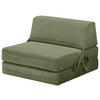SCHLAFSESSEL Cord Olivgrün    - Olivgrün, Design, Textil/Metall (65/57/81cm) - Livetastic