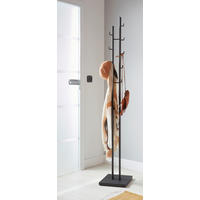 ŠATNÍ STOJAN - černá, Design, kov (29/176/29cm)