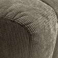 HOCKER in Textil Dunkelbraun  - Dunkelbraun/Schwarz, Design, Kunststoff/Textil (43/50/43cm) - Novel