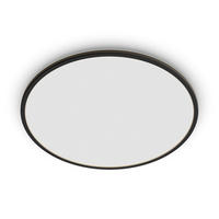 LED-DECKENLEUCHTE Superslim CL550 25/25/2,3 cm   - Schwarz, Basics, Metall (25/25/2,3cm)