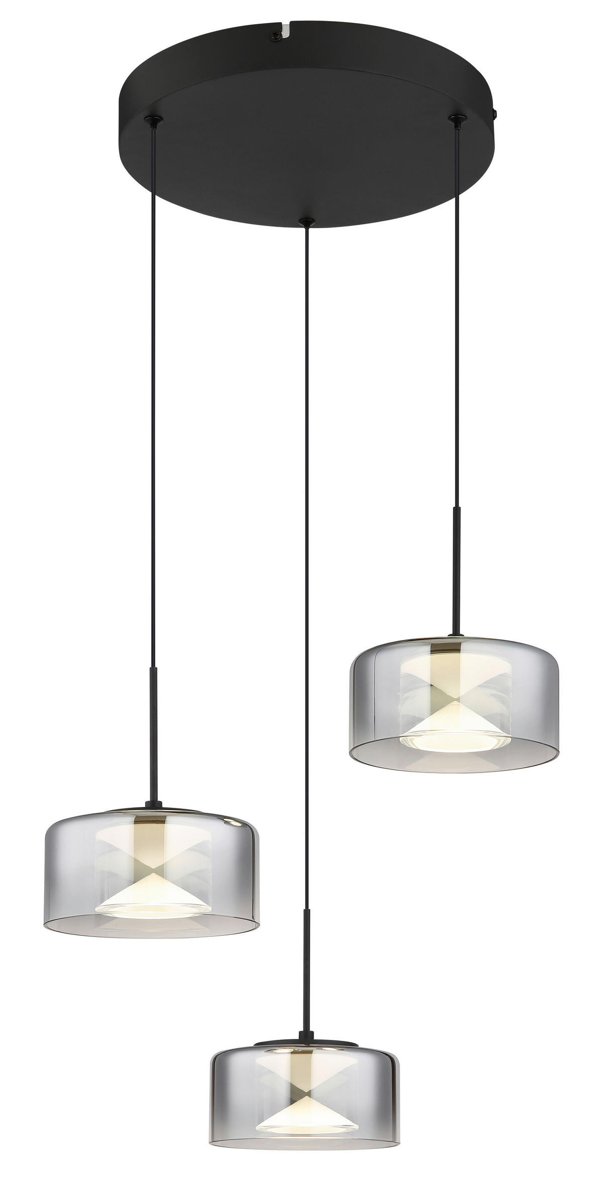 HÄNGELEUCHTE 40/150 cm  - Klar/Opal, Design, Glas/Kunststoff (40/150cm) - Collet's Monde