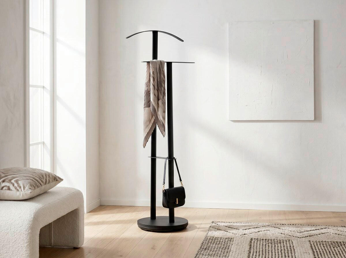 HERRENDIENER - Schwarz, Design, Metall (45/113/28cm) - Xora