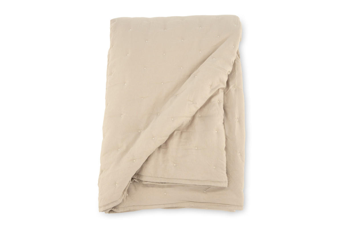 SÄNGÖVERKAST 260/260 cm  - beige, Design, textil (260/260cm)