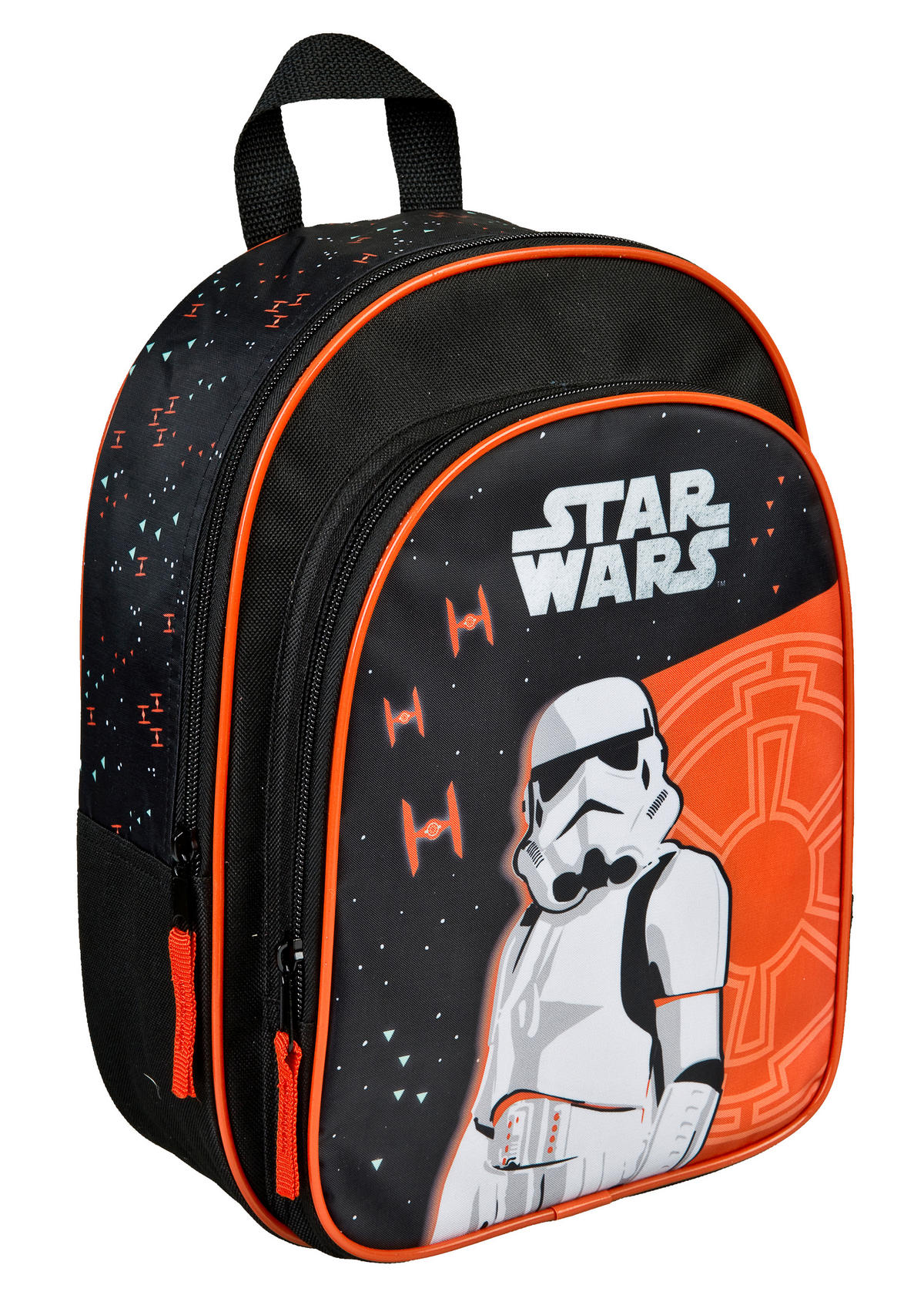 KINDERRUCKSACK Star Wars  - Schwarz/Orange, Basics, Textil (25/31/10cm) - Disney