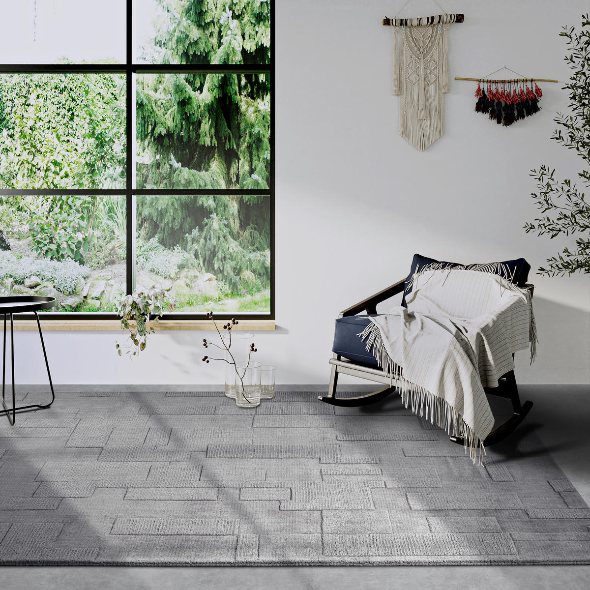 HANDWEBTEPPICH 120/170 cm Kollektion 1906 Grau  - Grau, Basics, Textil (120/170cm) - Villeroy & Boch