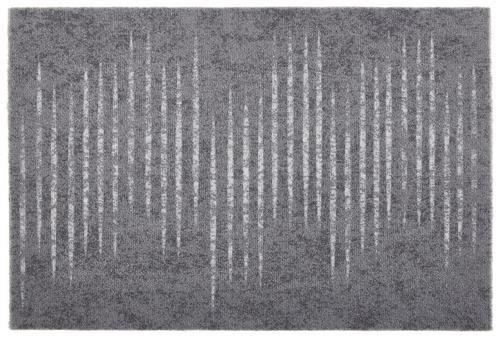FUßMATTE 60/90 cm  - Dunkelgrau/Hellgrau, Basics, Textil (60/90cm) - Esposa