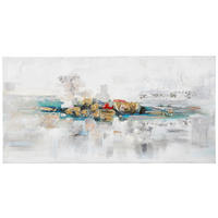 ÖLGEMÄLDE Strukturen 140/70 cm  - Multicolor, Design, Holz/Textil (140/70cm) - Monee