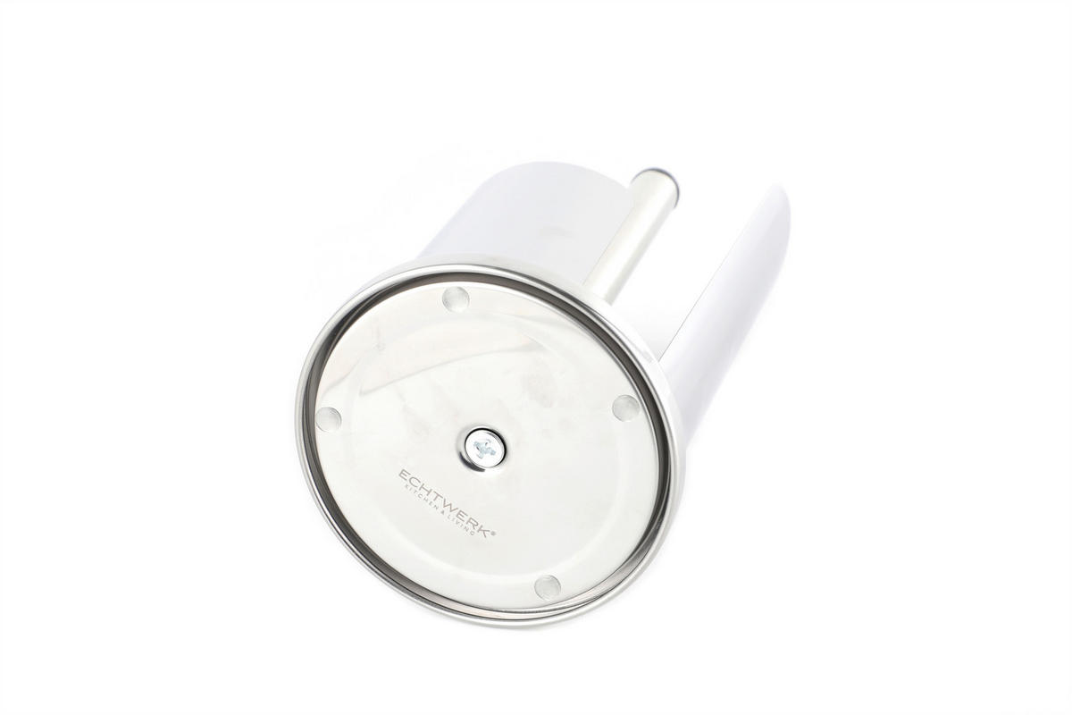 DRŽÁK NA KUCHYŇSKÉ UTĚRKY - barvy stříbra, Basics, kov (15,5/33cm) - Echtwerk