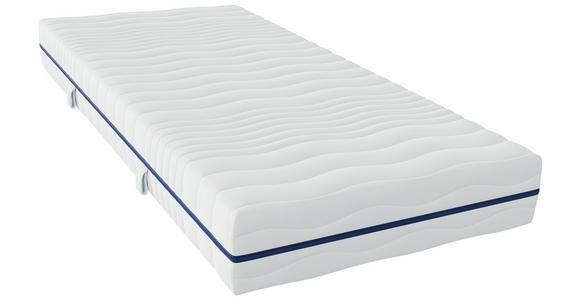 KOMFORTSCHAUMMATRATZE 90/200 cm Höhe ca. 18 cm  - Weiß, Basics, Textil (90/200cm) - Sleeptex