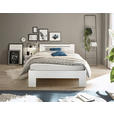 BETT 120/200 cm  in Weiß  - Weiß, KONVENTIONELL, Holzwerkstoff (120/200cm) - Carryhome