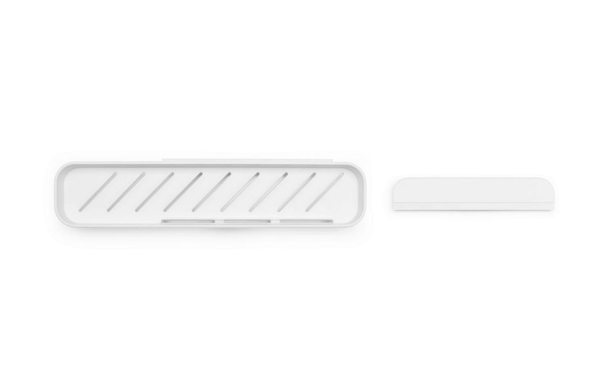 POLICA ZA TUŠ KABINU  metal, plastika  - bela, Osnovno, metal/plastika (42.1/7.3/9cm) - Brabantia