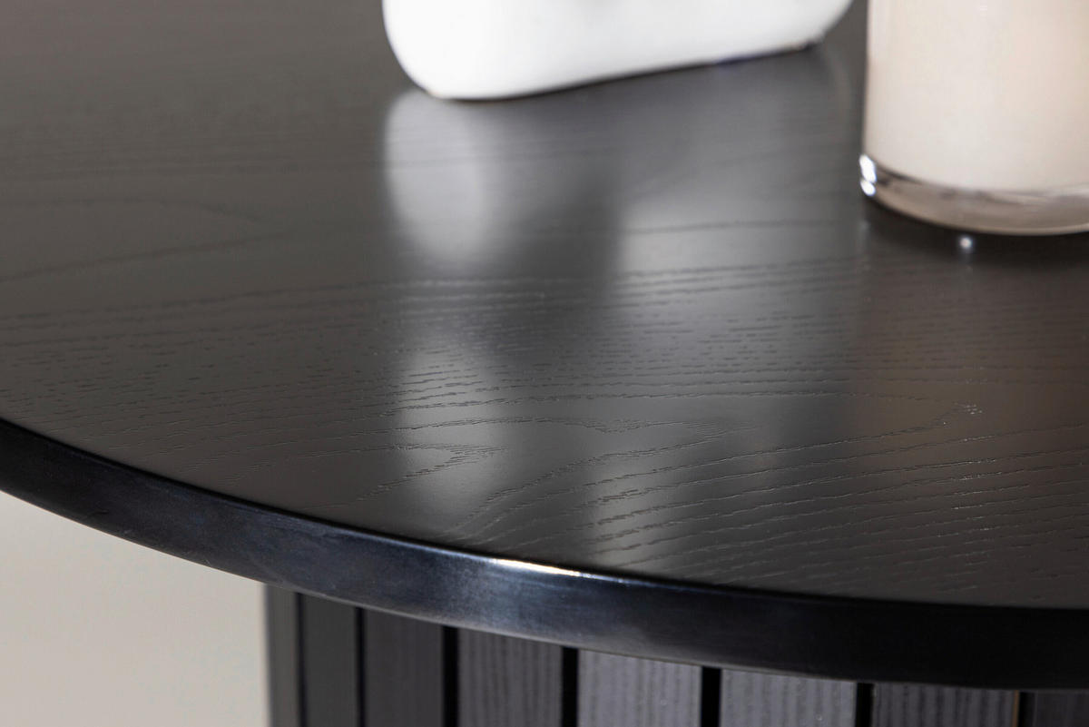 BARTISCH in Holz, Metall   - Schwarz, MODERN, Holz/Metall (70cm) - Livetastic