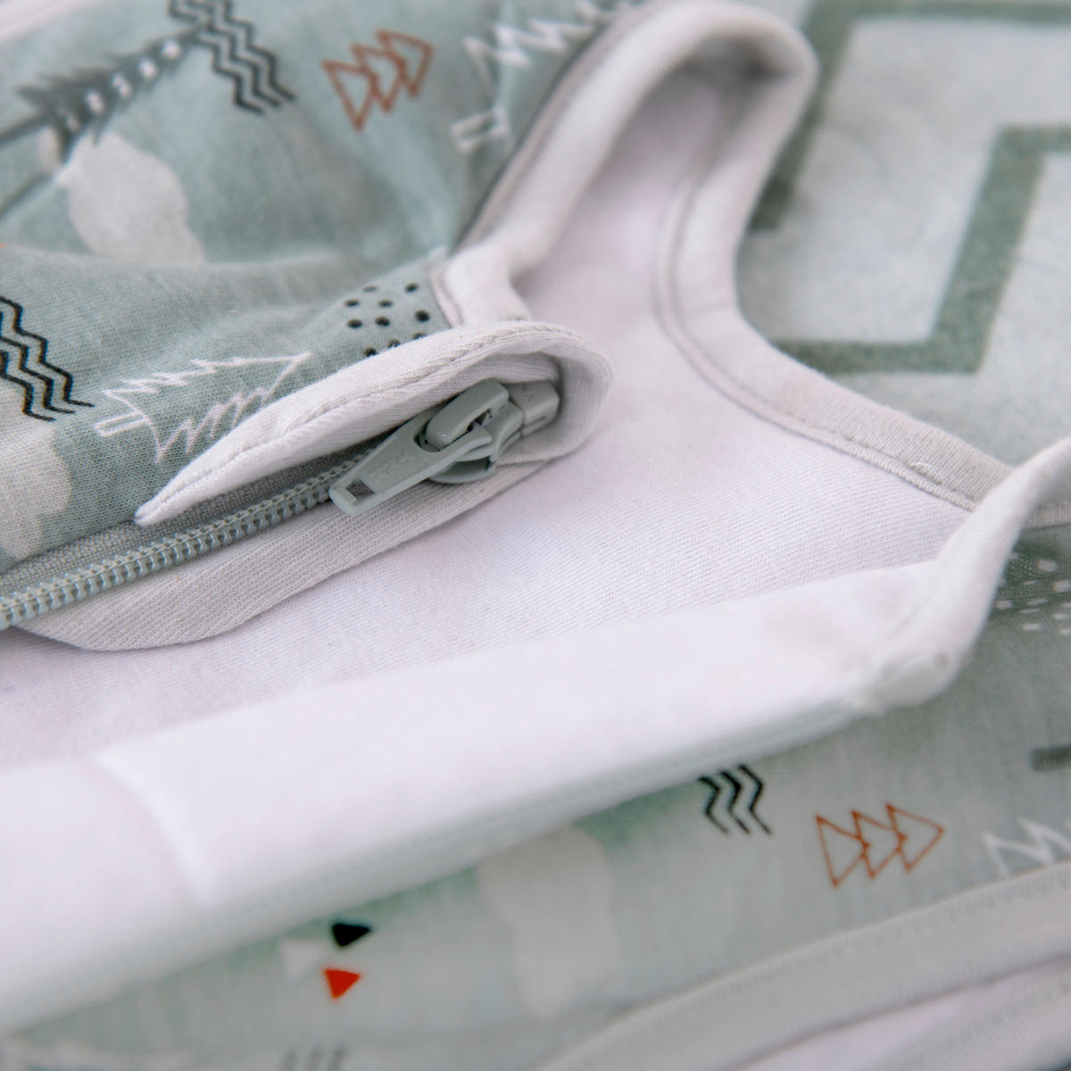 BABYSCHLAFSACK NORDIC FOREST  90/45 cm     - Salbeigrün, Basics, Textil (90/45cm) - Herding