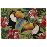 KOKOSOVÁ ROHOŽKA, 40/60 cm - vícebarevná, Konvenční, plast/přírodní materiály (40/60cm) - Esposa