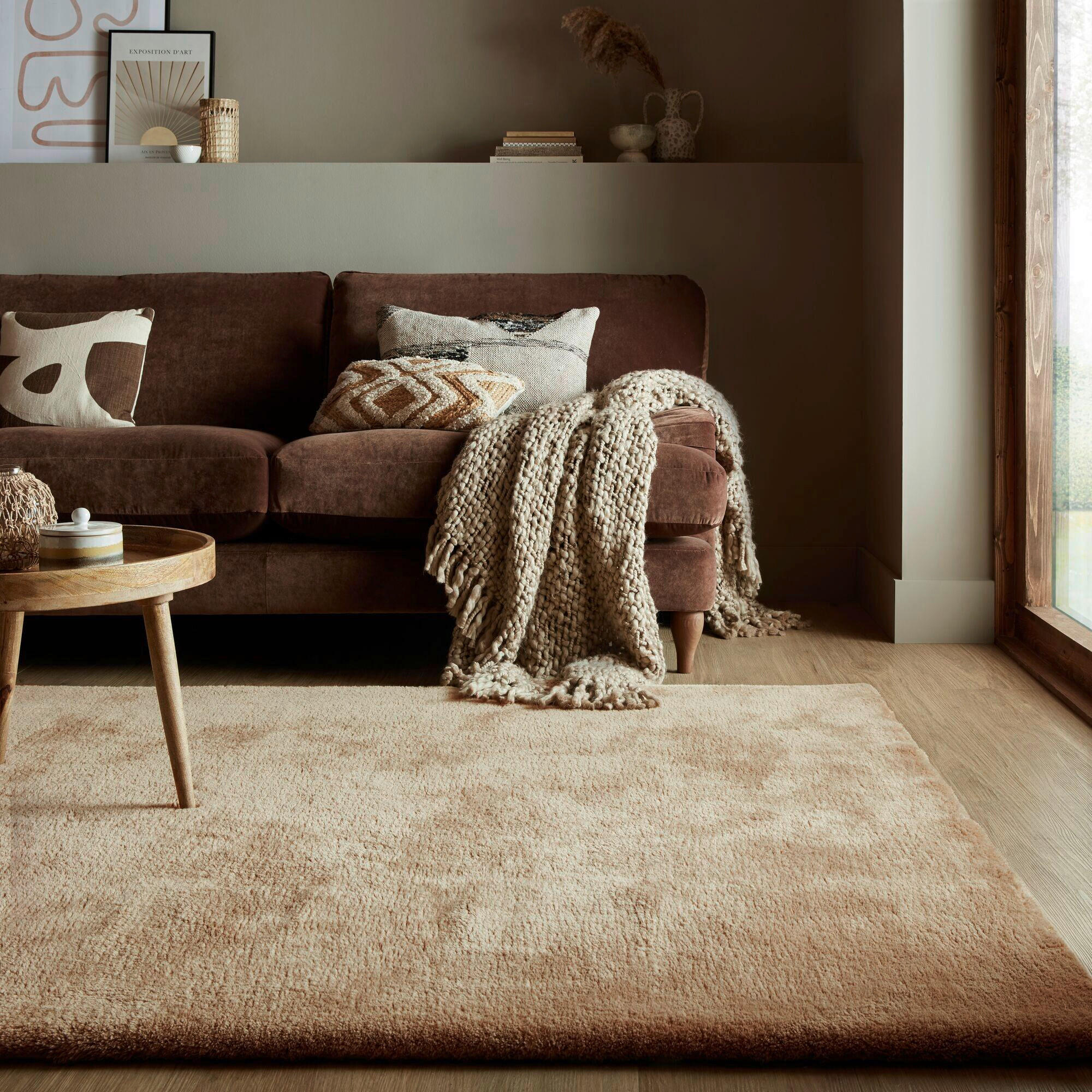 WEBTEPPICH 200/290 cm FAROE WOOL LOOK FUR Naturfarben  - Naturfarben, KONVENTIONELL, Textil (200/290cm)