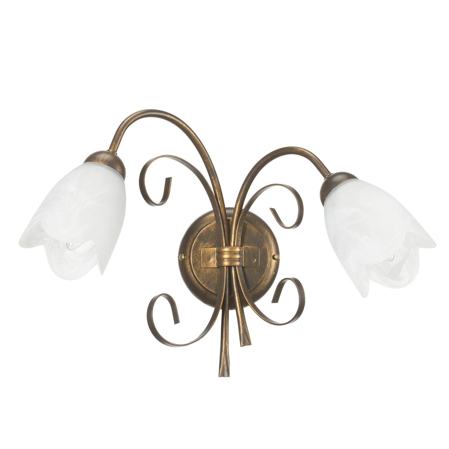 XXXLutz Wandleuchte Odino Cognac 30x23x45 cm