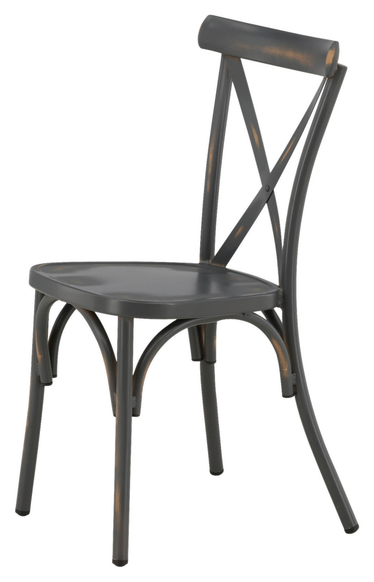GARTENSTUHL-SET Metall Schwarz  - Schwarz, KONVENTIONELL, Metall (48/88/48cm) - Gardenson