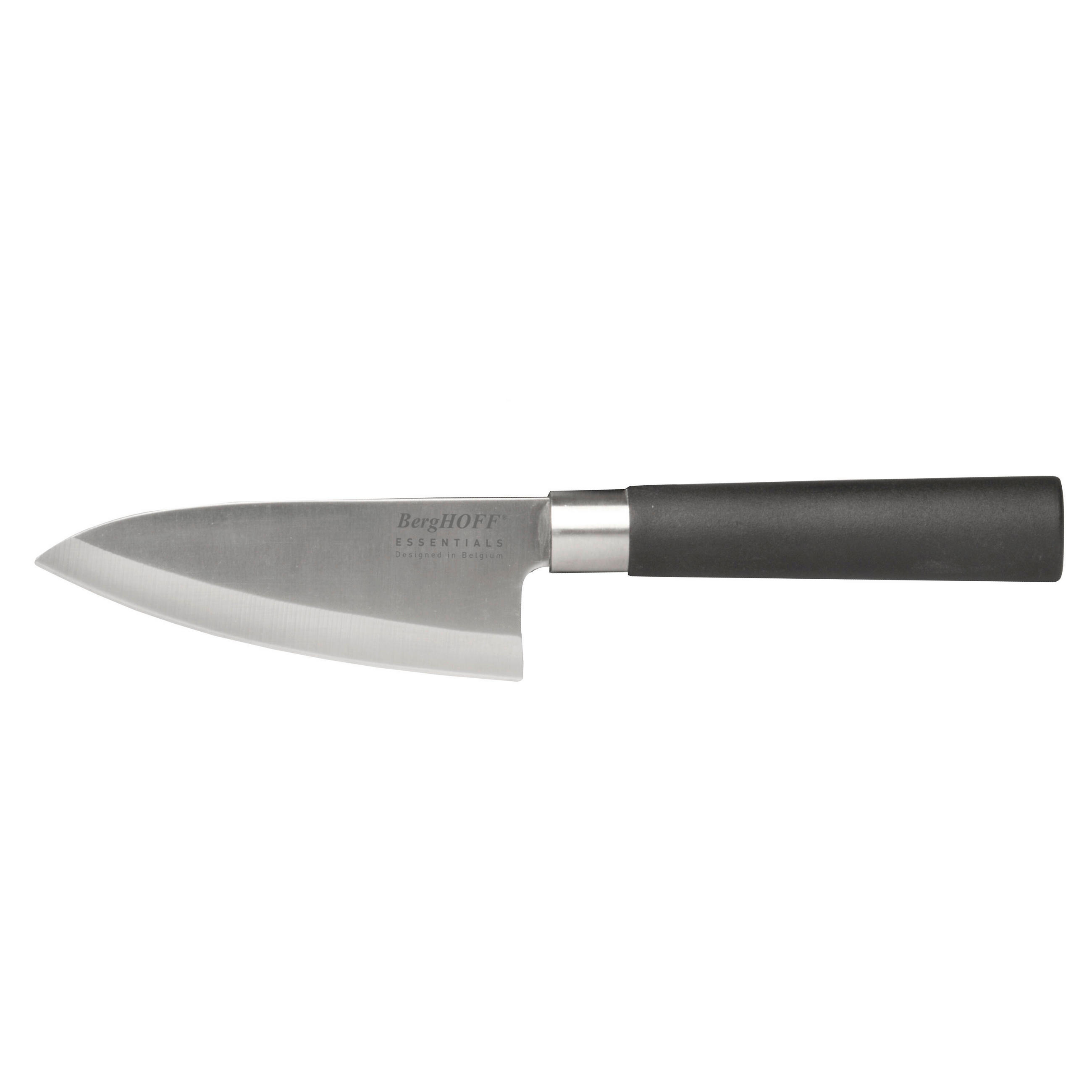 NOŽ SANTOKU   22/4/1,5 cm           nerjaveče jeklo - črna, Basics, kovina/umetna masa (22/4/1,5cm) - BergHOFF