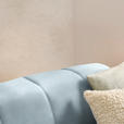 ECKSOFA in Chenille Pastellblau  167/311 cm  - Pastellblau/Schwarz, Design, Textil/Metall (167/311cm) - Xora