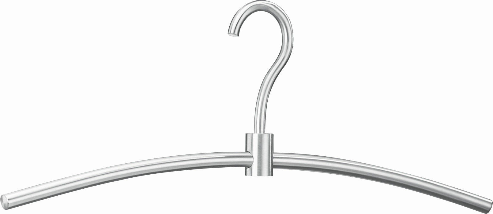 KLEIDERBÜGEL Metall  - Edelstahlfarben, Design, Metall (45cm) - Zack