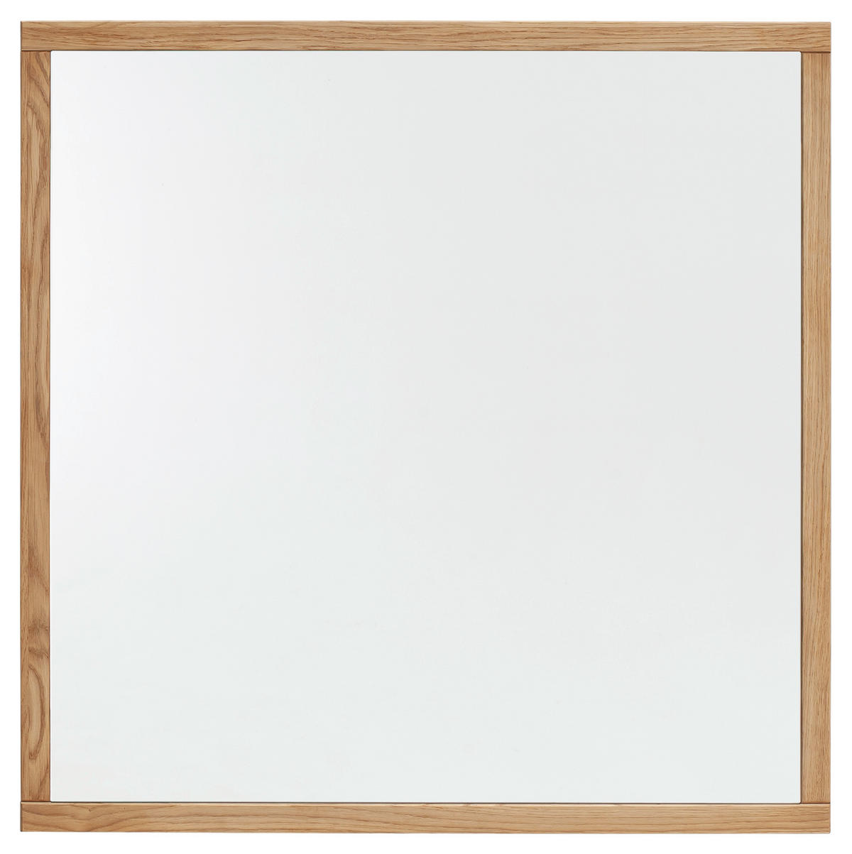 WANDSPIEGEL 79/79/2 cm    in quadratisch  - Wildeiche, Natur, Glas/Holz (79/79/2cm) - Linea Natura