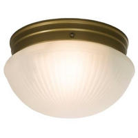 TAKLAMPA 24/14,5 cm  - vit/brun, Klassisk, metall/glas (24/14,5cm)