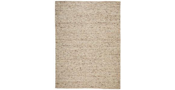 HANDWEBTEPPICH 90/160 cm Vieste Graubraun  - Graubraun, Basics, Textil (90/160cm) - Linea Natura