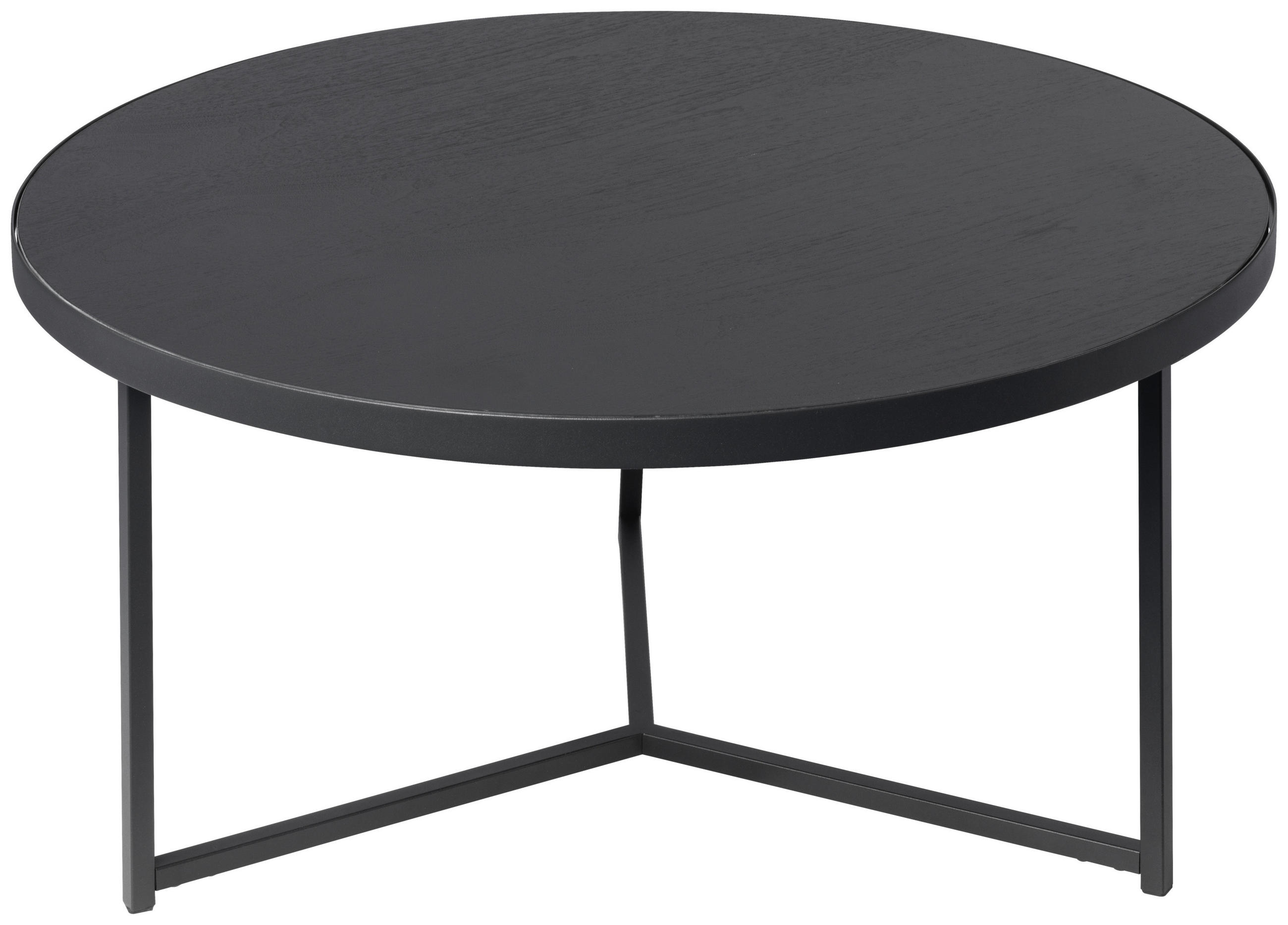 MID.YOU KONFERENČNÍ STOLEK, černá, dřevo, kov, kompozitní dřevo, 80/80/40 cm