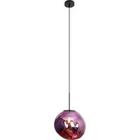 HÄNGELEUCHTE 28/150 cm  - Lila, Basics, Glas (28/150cm)