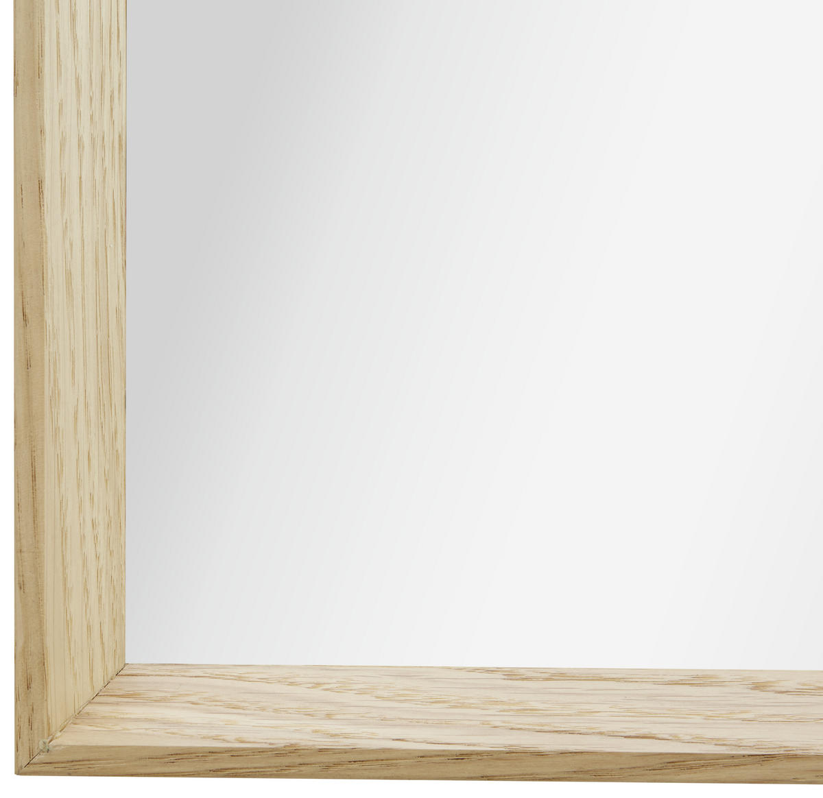 WANDSPIEGEL 52/72,5/4 cm    - Eichefarben, Design, Glas/Holz (52/72,5/4cm)