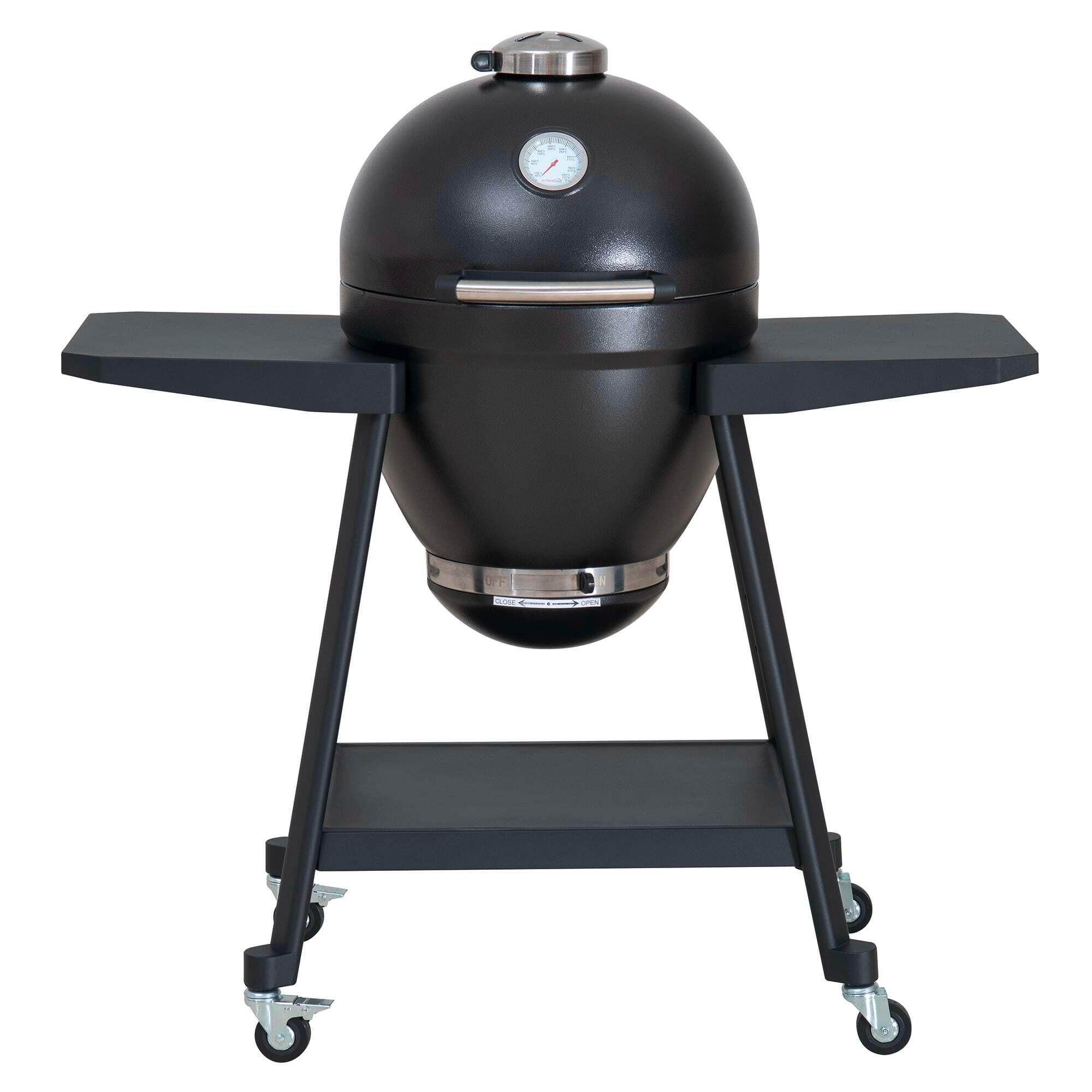 HOLZKOHLEGRILL  Schwarz  - Schwarz, Basics, Metall (115/118/65cm) - Modante