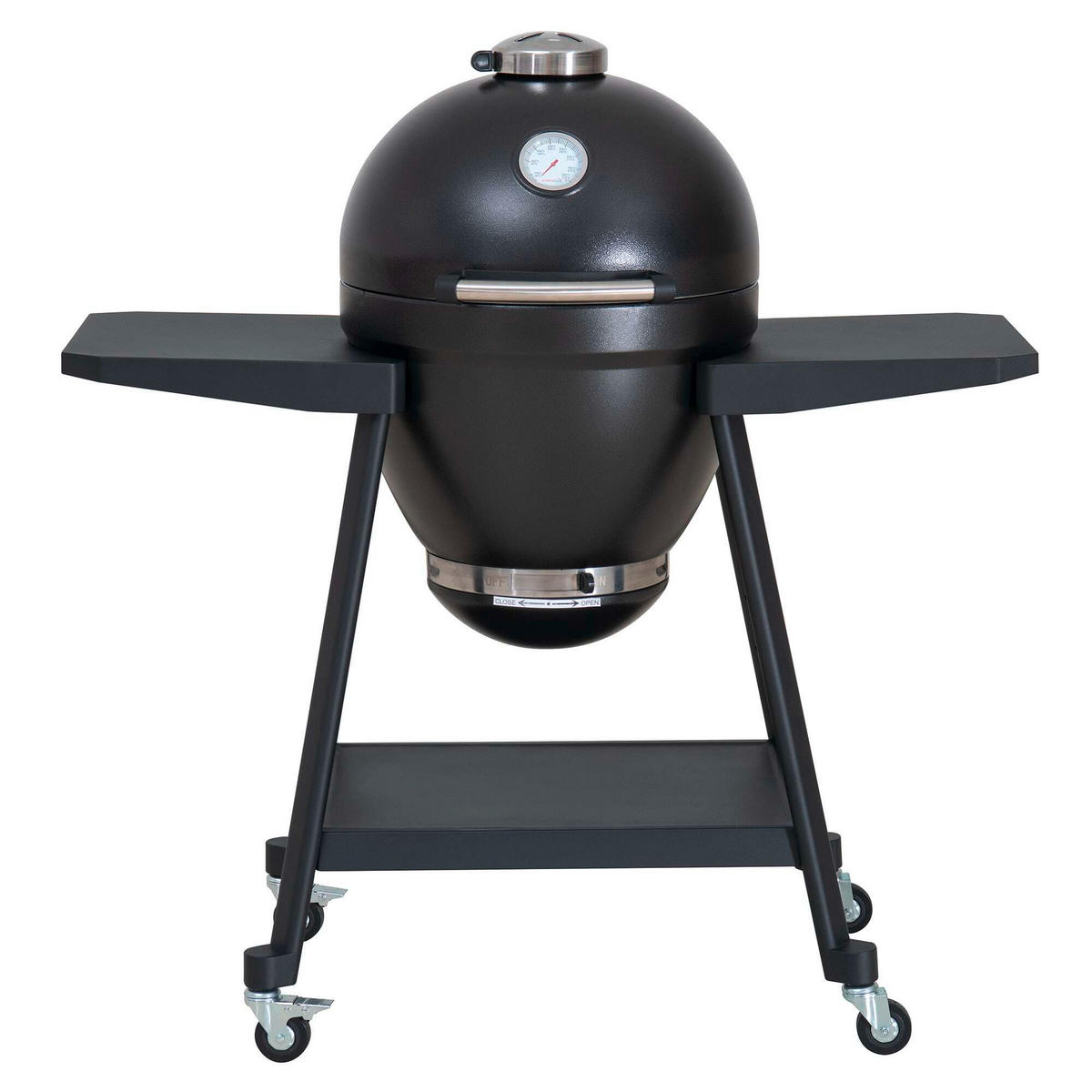 HOLZKOHLEGRILL - Schwarz, Basics, Metall (115/118/65cm) - Modante