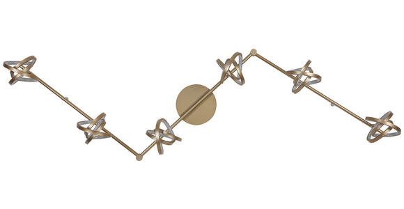 DECKENLEUCHTE 180/14/23,2 cm  - Weiß/Cappuccino, Trend, Kunststoff/Metall (180/14/23,2cm) - Novel