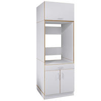 SKŘÍŇKA NAD PRAČKU, medový dub, bílá, 67/200/68 cm - bílá/medový dub, Trend, kompozitní dřevo/plast (67/200/68cm) - MID.YOU
