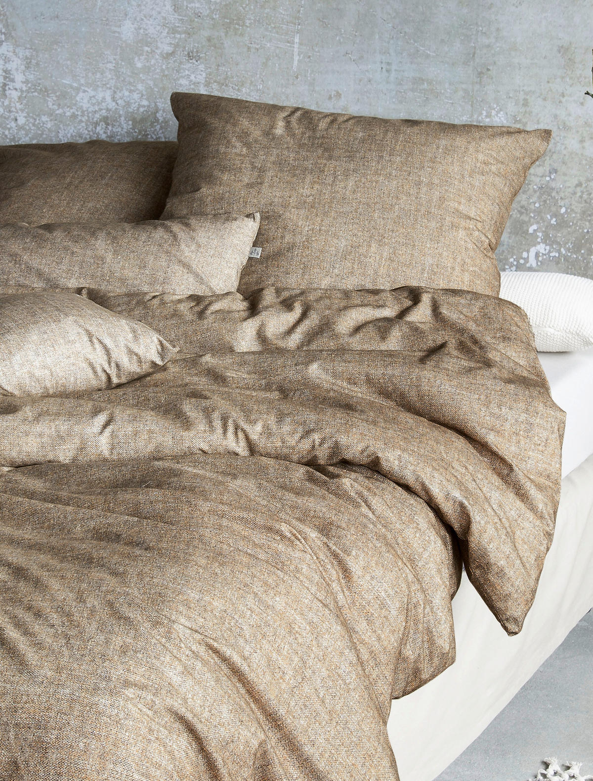 BETTWÄSCHE Renforcé 155/200 cm  - Braun, KONVENTIONELL, Textil (155/200cm) - Irisette