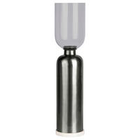 KERZENHALTER - Schwarz, Trend, Glas/Stein (16/72,5/72.5cm) - Kayoom