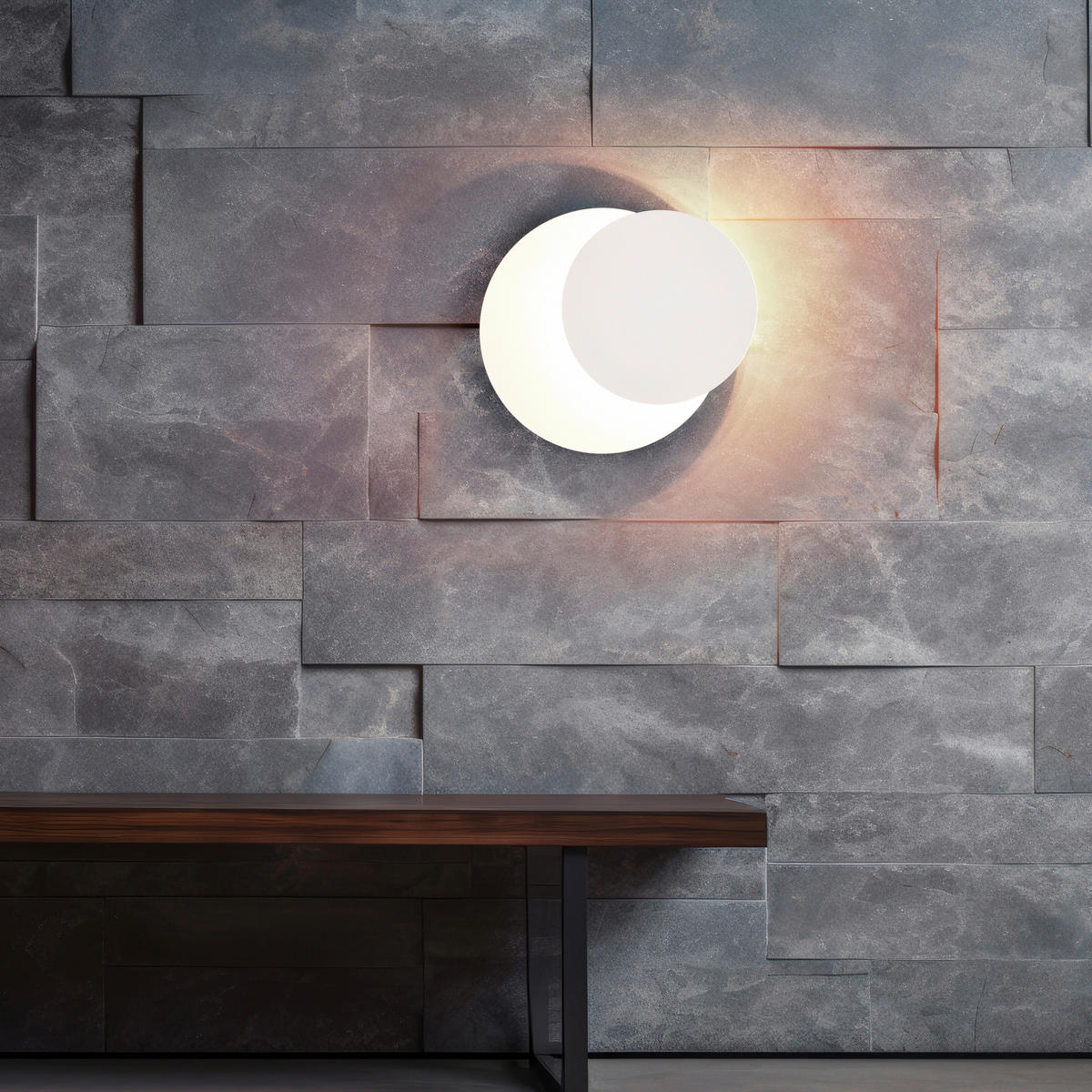 LED-WANDLEUCHTE - Weiss, Design, Metall (18/7,2cm)