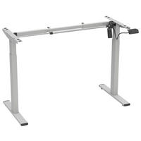 TISCHGESTELL 92/48/71 cm  - Silberfarben, Design, Metall (92/48/71cm) - MID.YOU