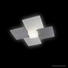 LED-DECKENLEUCHTE - Alufarben, Design, Metall (27,5/27,5/5,5cm)