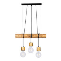 HÄNGELEUCHTE Trabo 70/140/10 cm   - Basics, Holz/Metall (70/140/10cm)