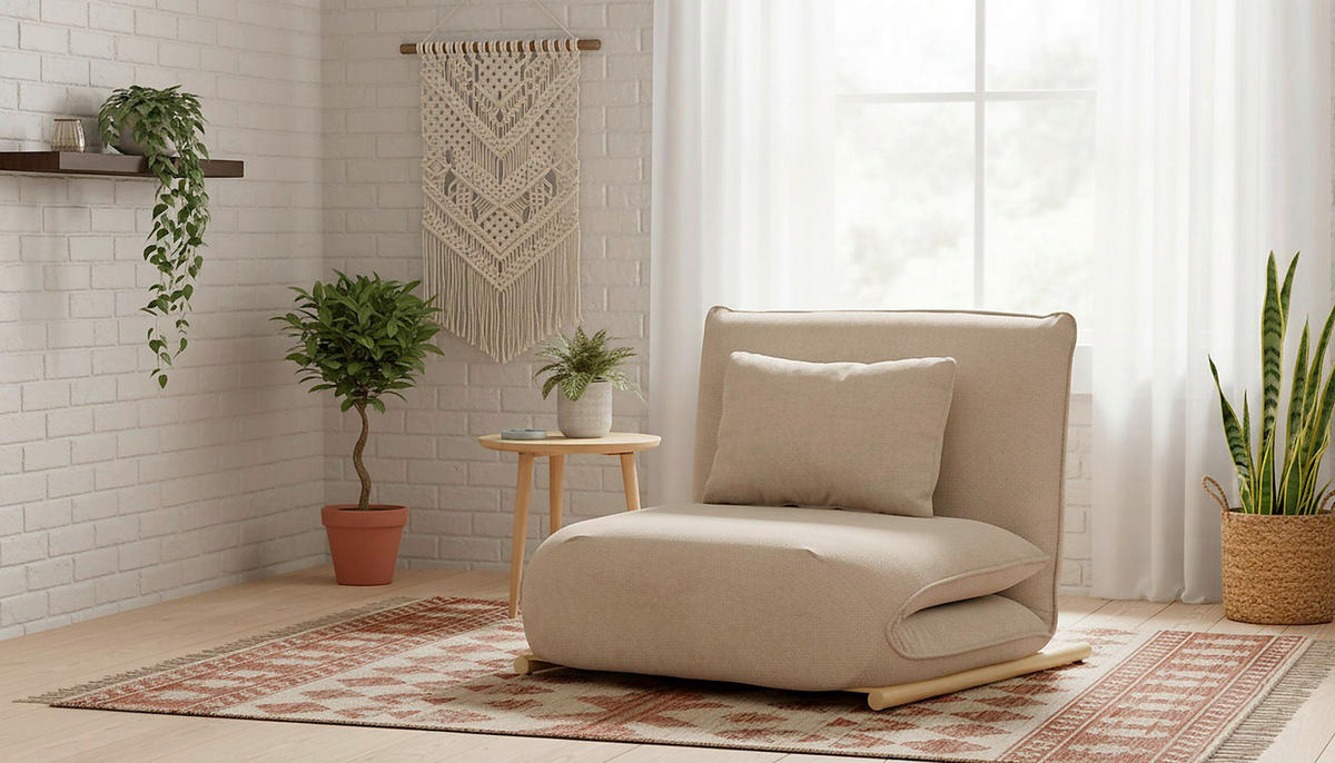SESSEL in Samt Creme, Nussbaumfarben  - Nussbaumfarben/Creme, Design, Textil/Metall (93/97/80cm) - MID.YOU