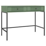SCHMINKTISCH Dunkelgrün  - Dunkelgrün/Schwarz, Design, Holzwerkstoff/Metall (104,2/50/79cm) - Xora