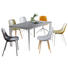Stuhl in Kunststoff, Metall Chromfarben, Creme, Currygelb - Chromfarben/Currygelb, Design, Kunststoff/Metall (59,5/81,5/55cm) Stuhl in Kunststoff, Metall Chromfarben, Creme, Currygelb - Chromfarben/Currygelb, Design, Kunststoff/Metall (59,5/81,5/55cm)
